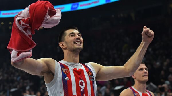  Košarkaš Crvene zvezde Luka Mitrović - Sputnik Srbija