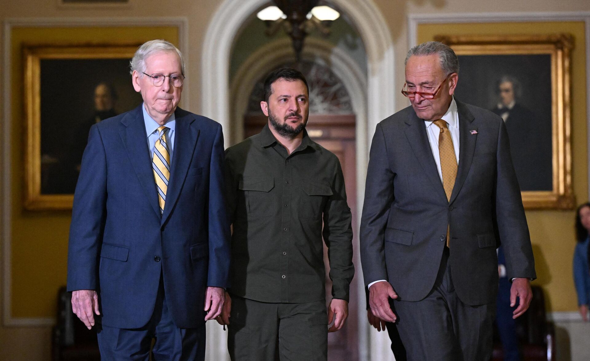 Predsednik Ukrajine Vladimir Zelenski dolazi u američki Kongres - Sputnik Srbija, 1920, 02.10.2023