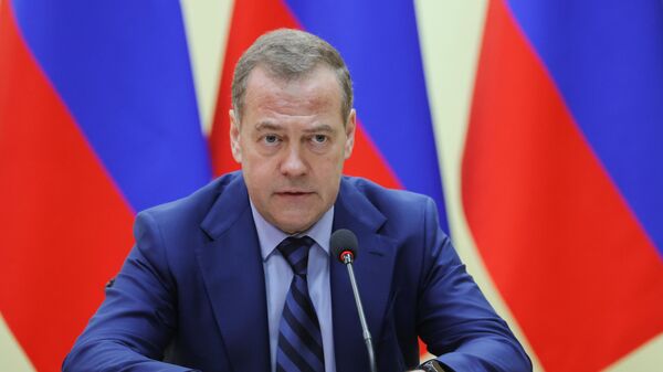 Заменик председника Савета безбедности Русије Дмитриј Медведев.  - Sputnik Србија