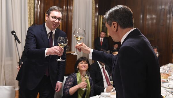 Aleksandar Vučić i Borut Pahor - Sputnik Srbija